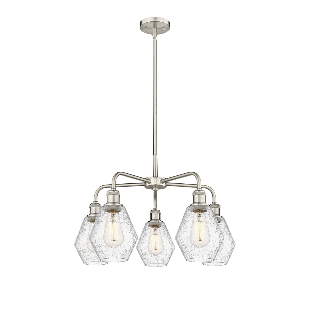 Innovations Downtown Urban 516-5CR-SN-G654-6 Chandelier Light - Satin Nickel