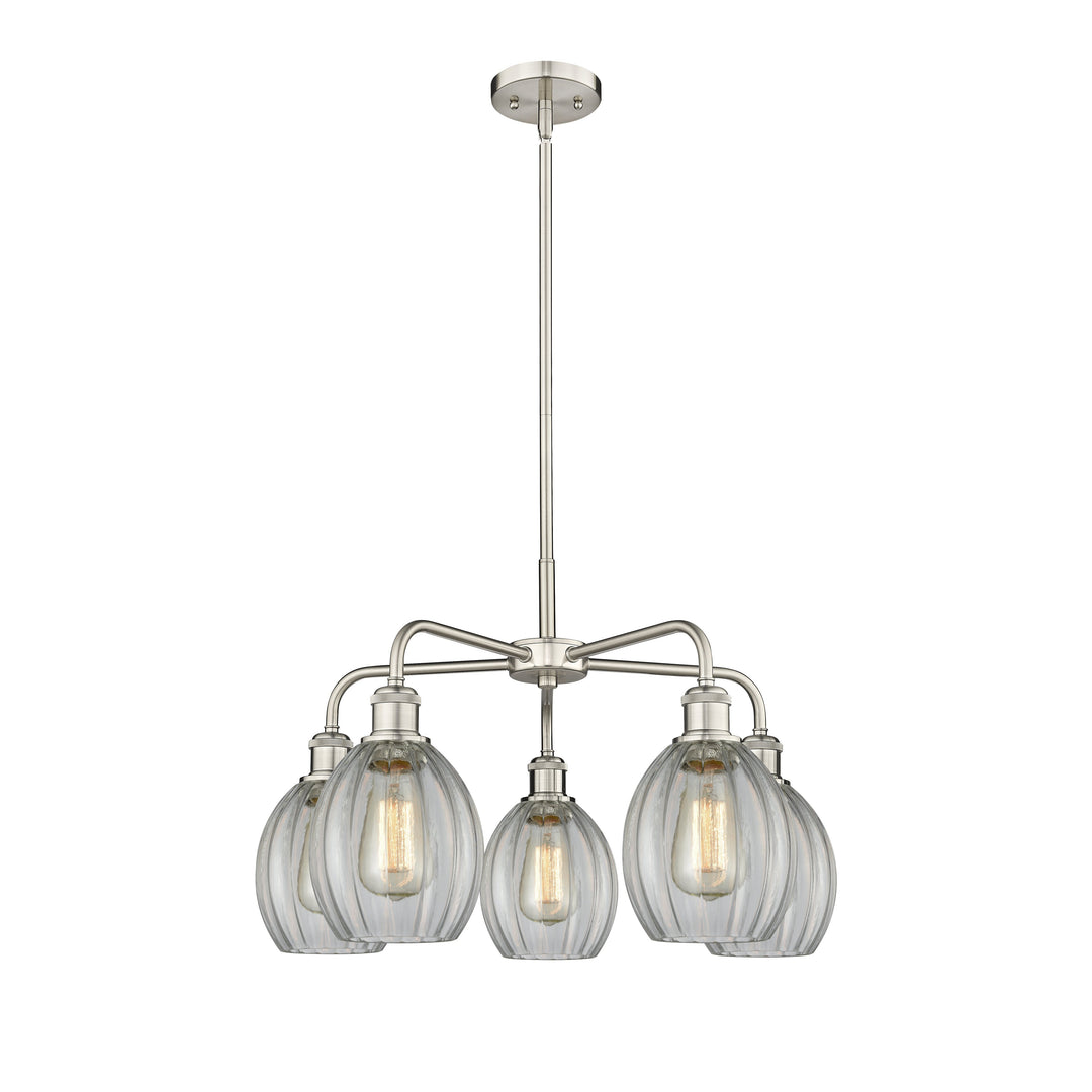Innovations Downtown Urban 516-5CR-SN-G82 Chandelier Light - Satin Nickel