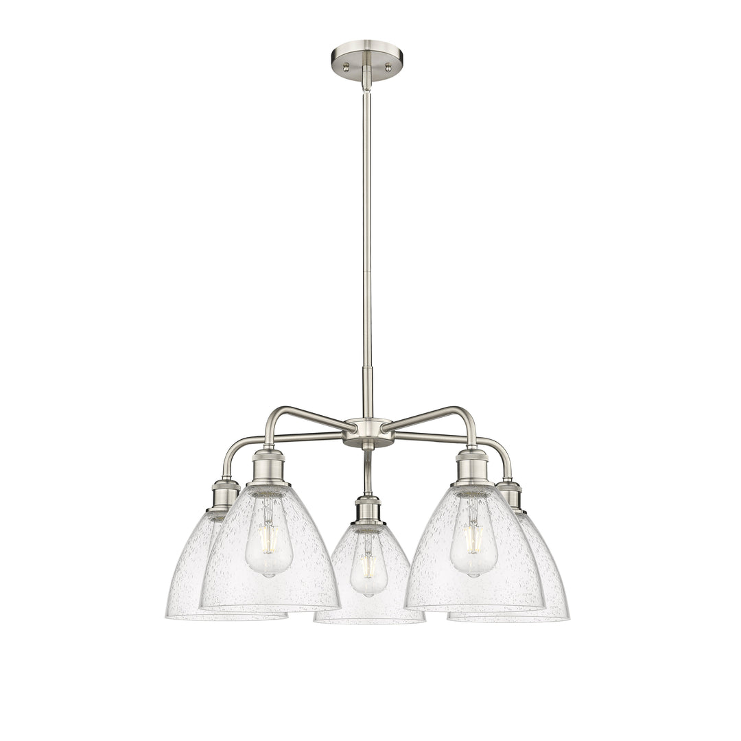 Innovations Downtown Urban 516-5CR-SN-GBD-754 Chandelier Light - Satin Nickel