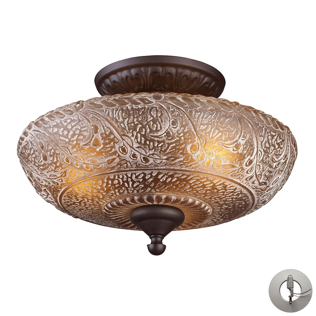 Elk Norwich 66191-3-LA Ceiling Light - Oiled Bronze