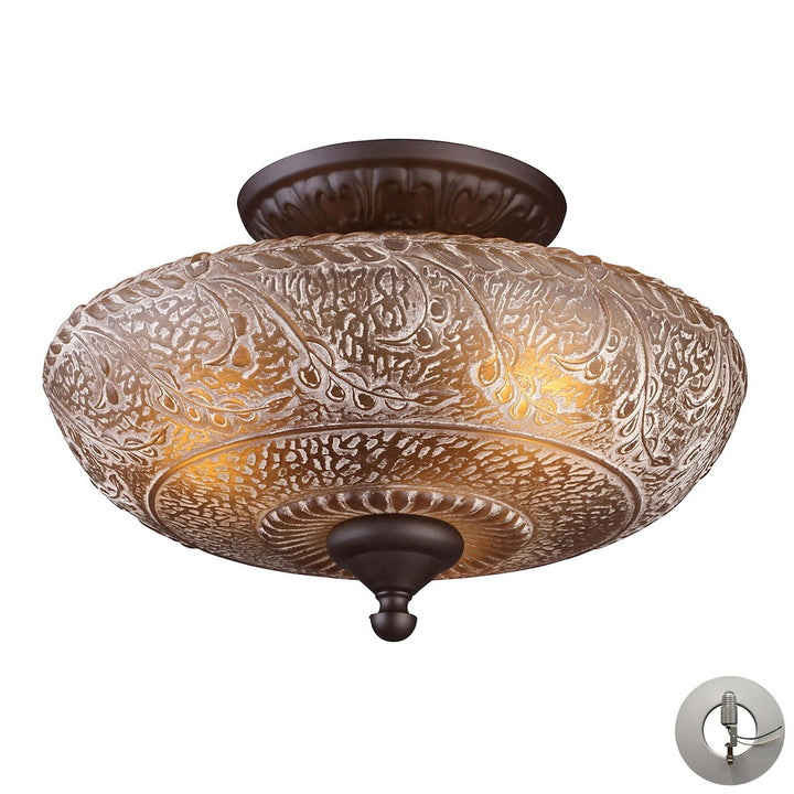 Elk Norwich 66191-3-LA Ceiling Light - Oiled Bronze