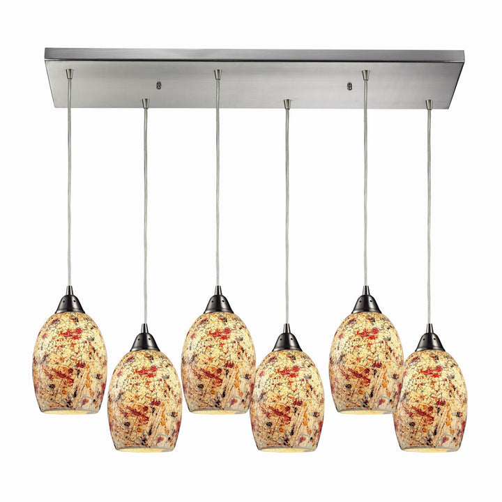 Elk Avalon 73011-6RC Pendant Light - Satin Nickel