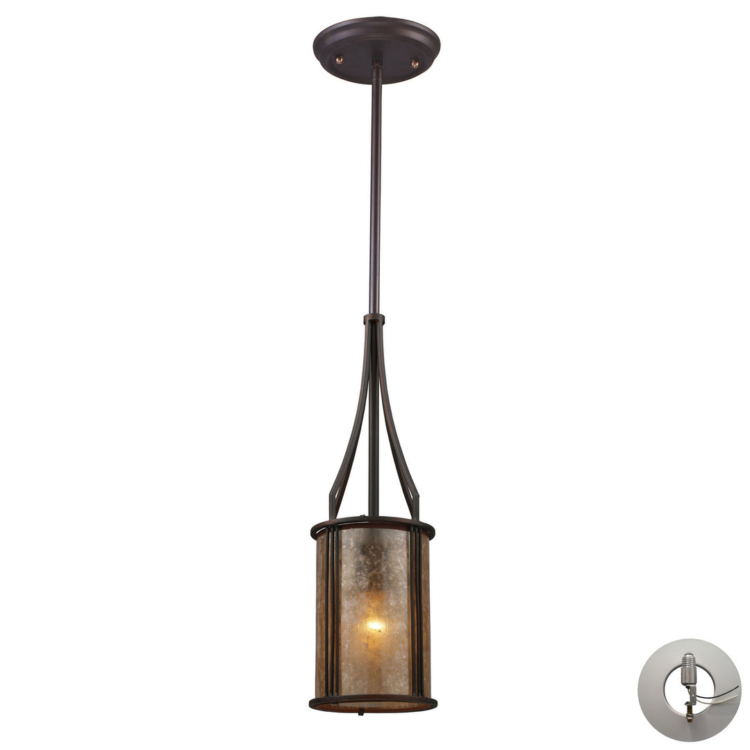 Elk Barringer 15033/1-LA Pendant Light - Aged Bronze
