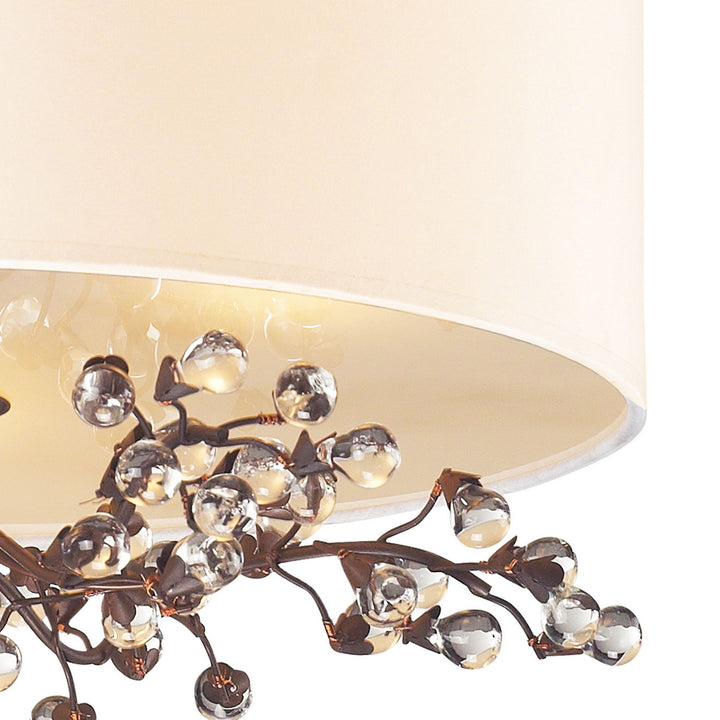 Elk Winterberry 20089/3-LA Ceiling Light - Antique Darkwood