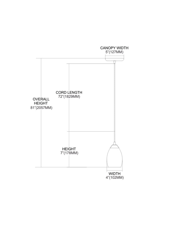 Elk Mini Vortex 10089/1RV-LA Pendant Light - Satin Nickel
