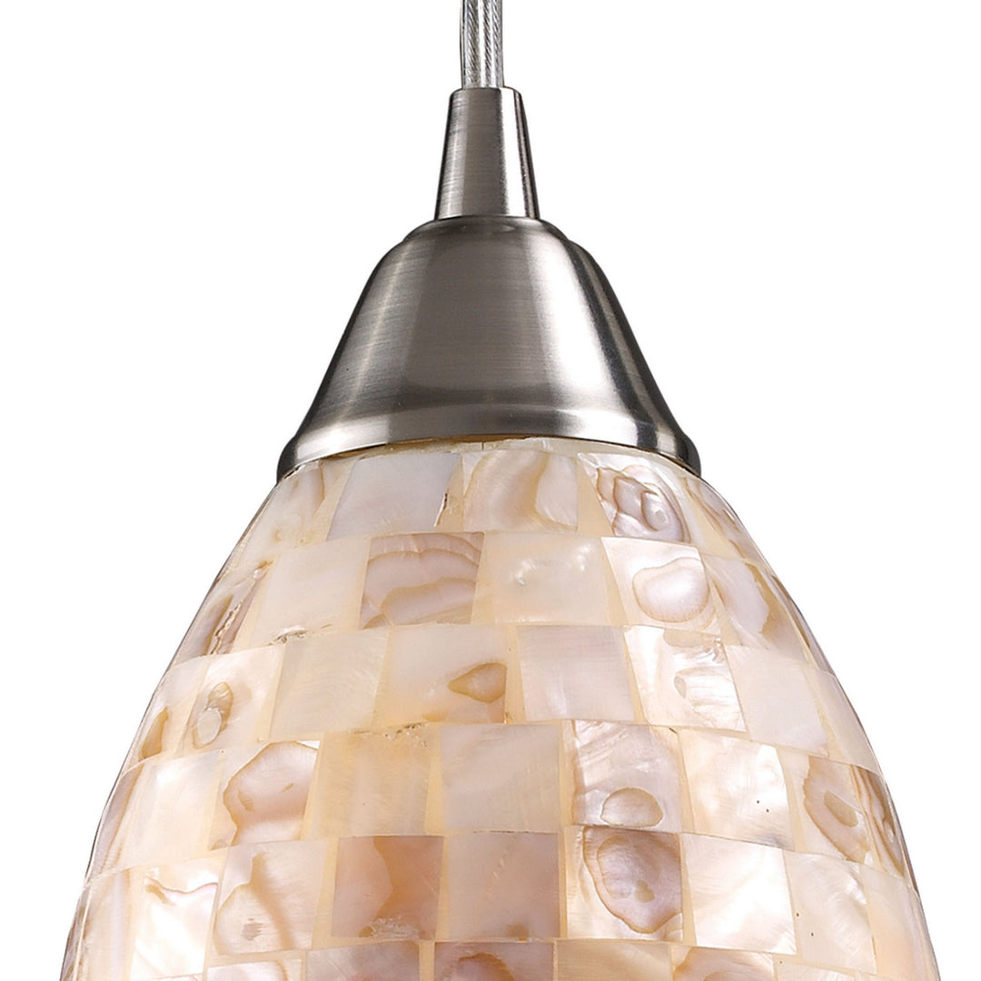 Elk Capri 10141/1-LA Pendant Light - Satin Nickel