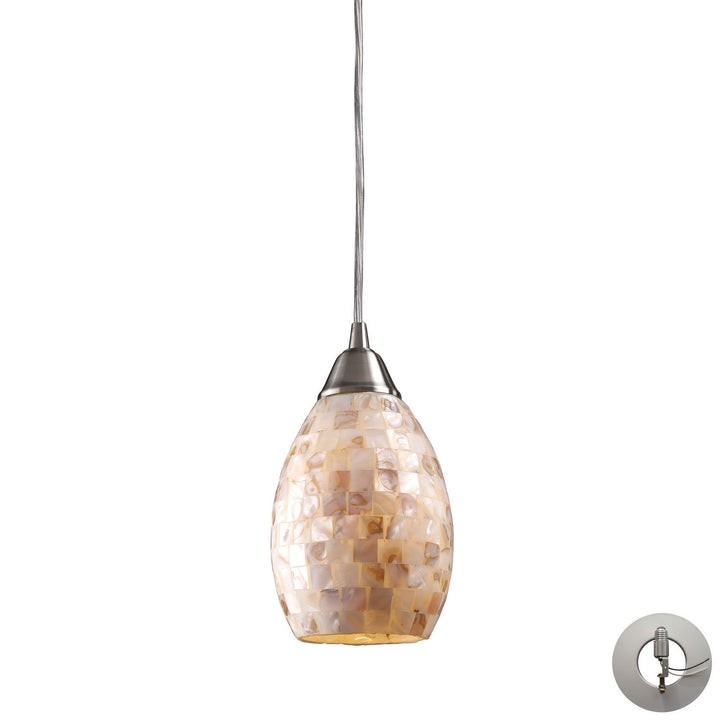 Elk Capri 10141/1-LA Pendant Light - Satin Nickel