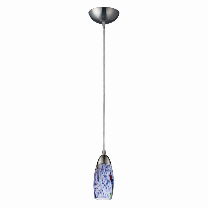 Elk Milan 110-1BL-LED Pendant Light - Satin Nickel