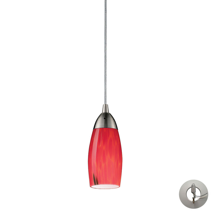 Elk Milan 110-1FR-LA Pendant Light - Satin Nickel