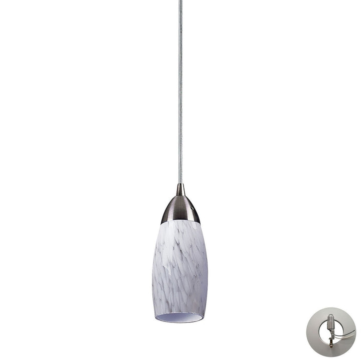 Elk Milan 110-1SW-LA Pendant Light - Satin Nickel