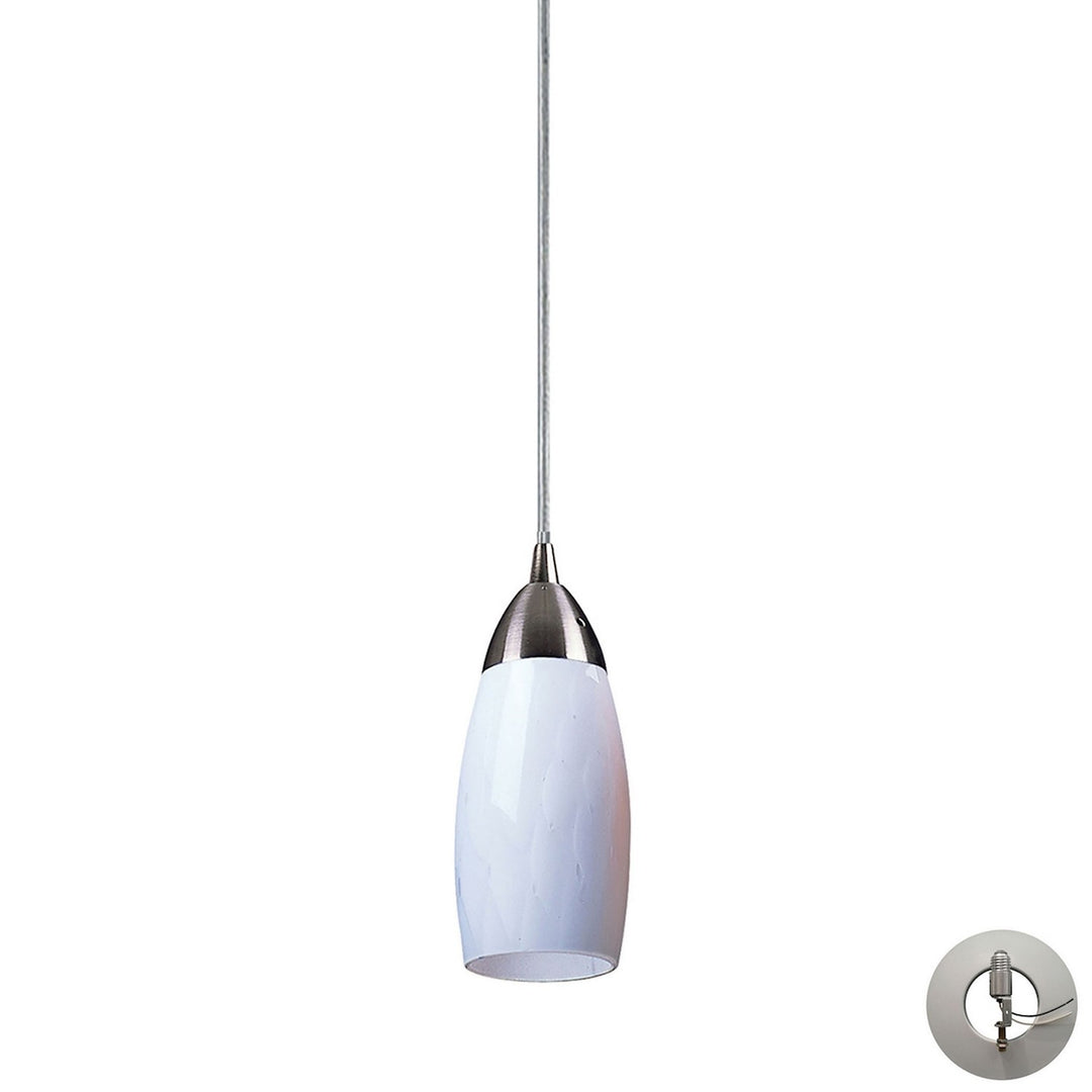 Elk Milan 110-1WH-LA Pendant Light - Satin Nickel