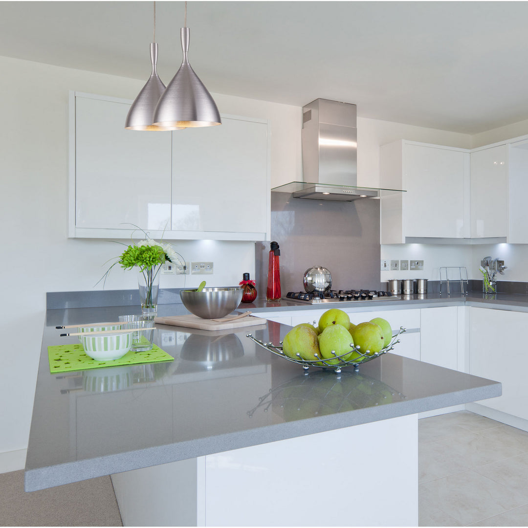 Elk Spun Aluminum 17042/1ALM-LED Pendant Light - Aluminum