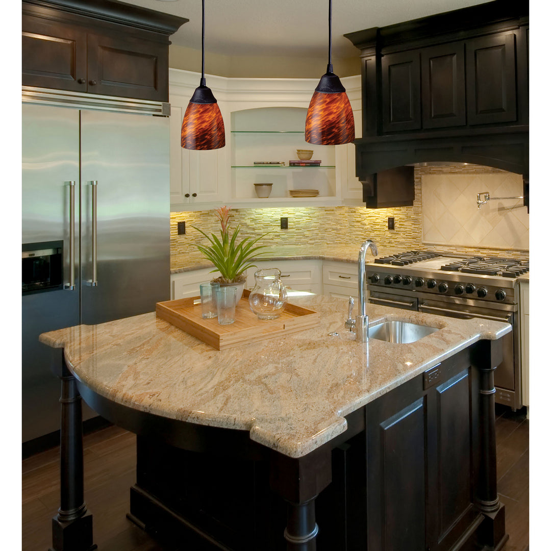 Elk Classico 406-1ES-LA Pendant Light - Dark Rust
