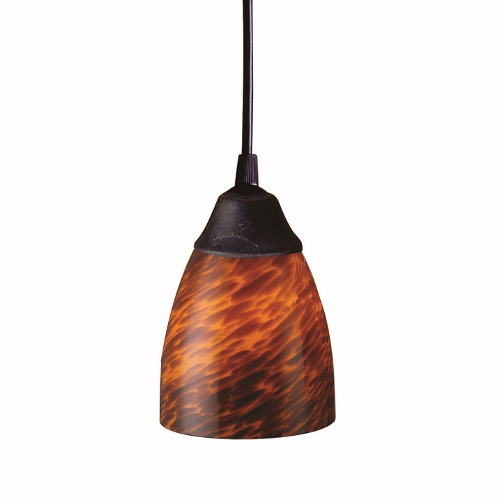 Elk Classico 406-1ES-LED Pendant Light - Dark Rust
