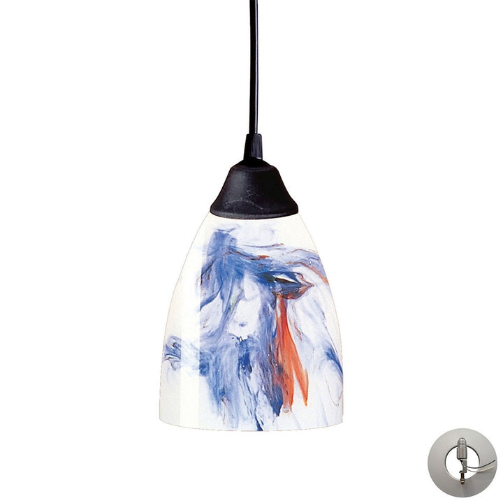 Elk Classico 406-1MT-LA Pendant Light - Dark Rust