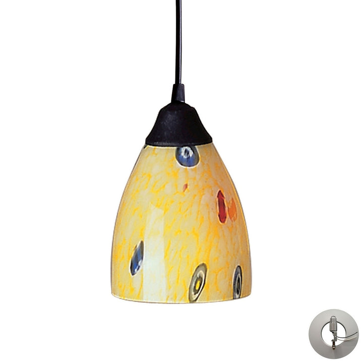 Elk Classico 406-1YW-LA Pendant Light - Dark Rust