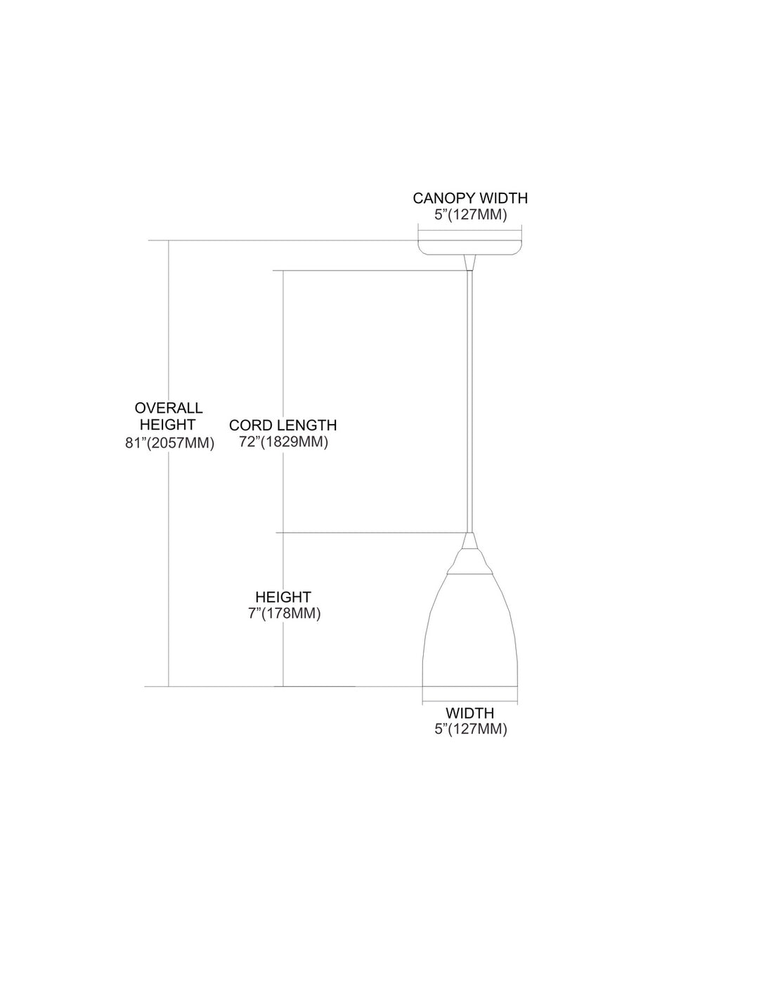 Elk Classico 406-1YW-LED Pendant Light - Dark Rust
