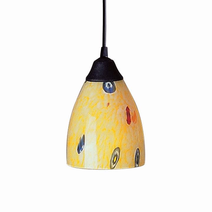 Elk Classico 406-1YW-LED Pendant Light - Dark Rust