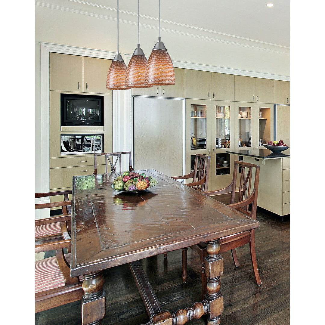 Elk Arco Baleno 416-1C-LED Pendant Light - Satin Nickel