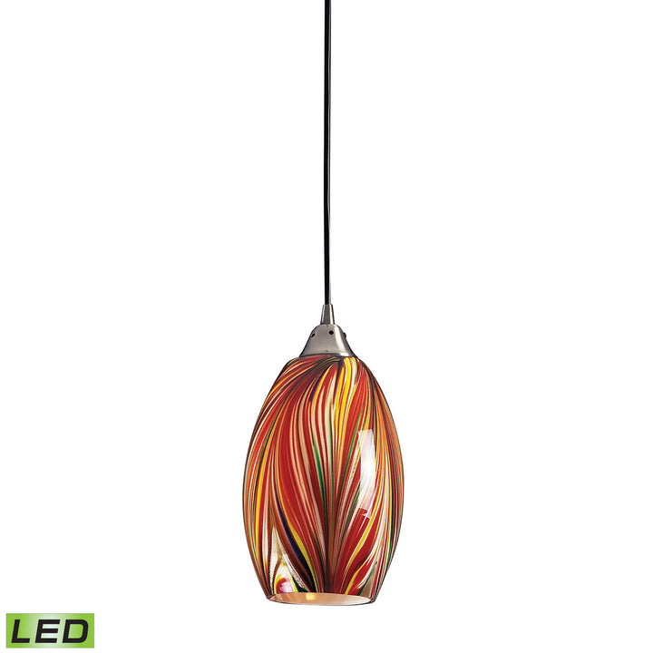 Elk Mulinello 517-1M-LED Pendant Light - Satin Nickel