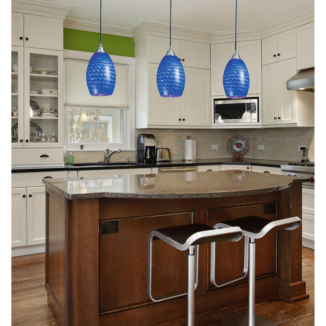 Elk Mulinello 517-1S-LED Pendant Light - Satin Nickel