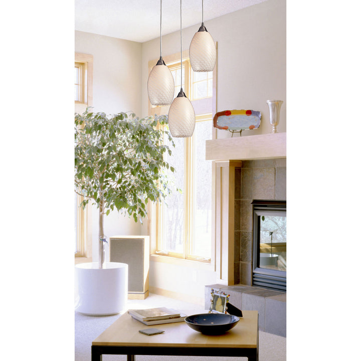 Elk Mulinello 517-1WS-LED Pendant Light - Satin Nickel