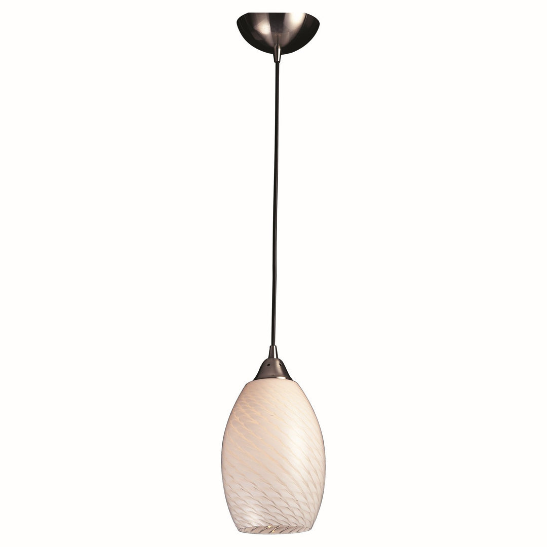 Elk Mulinello 517-1WS-LED Pendant Light - Satin Nickel