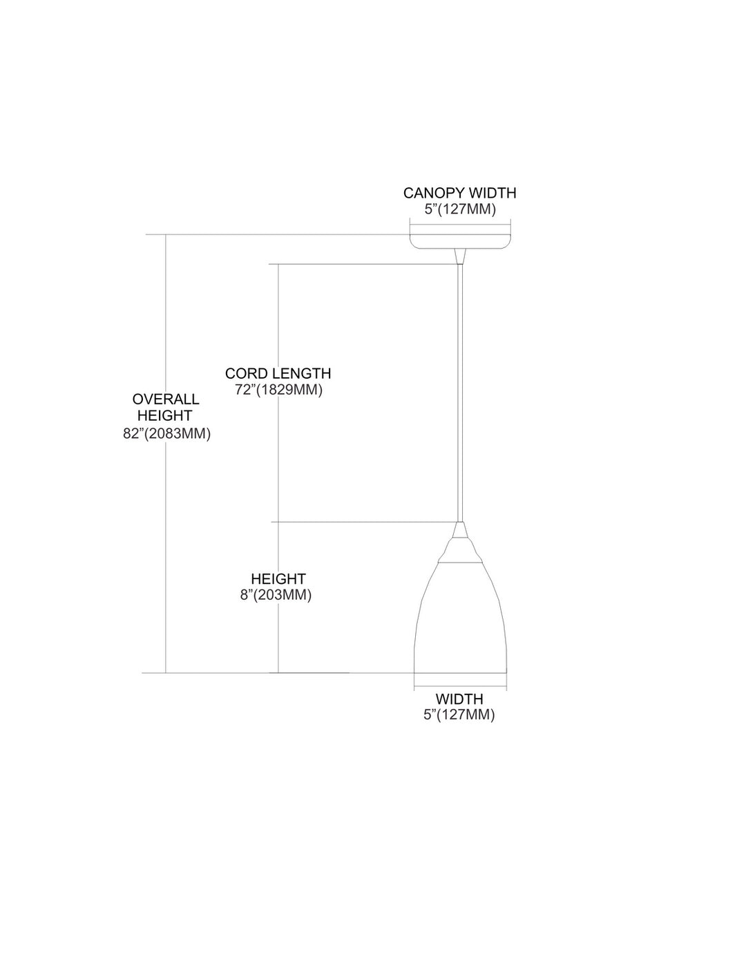 Elk Pierra 527-1CR-LA Pendant Light - Satin Nickel