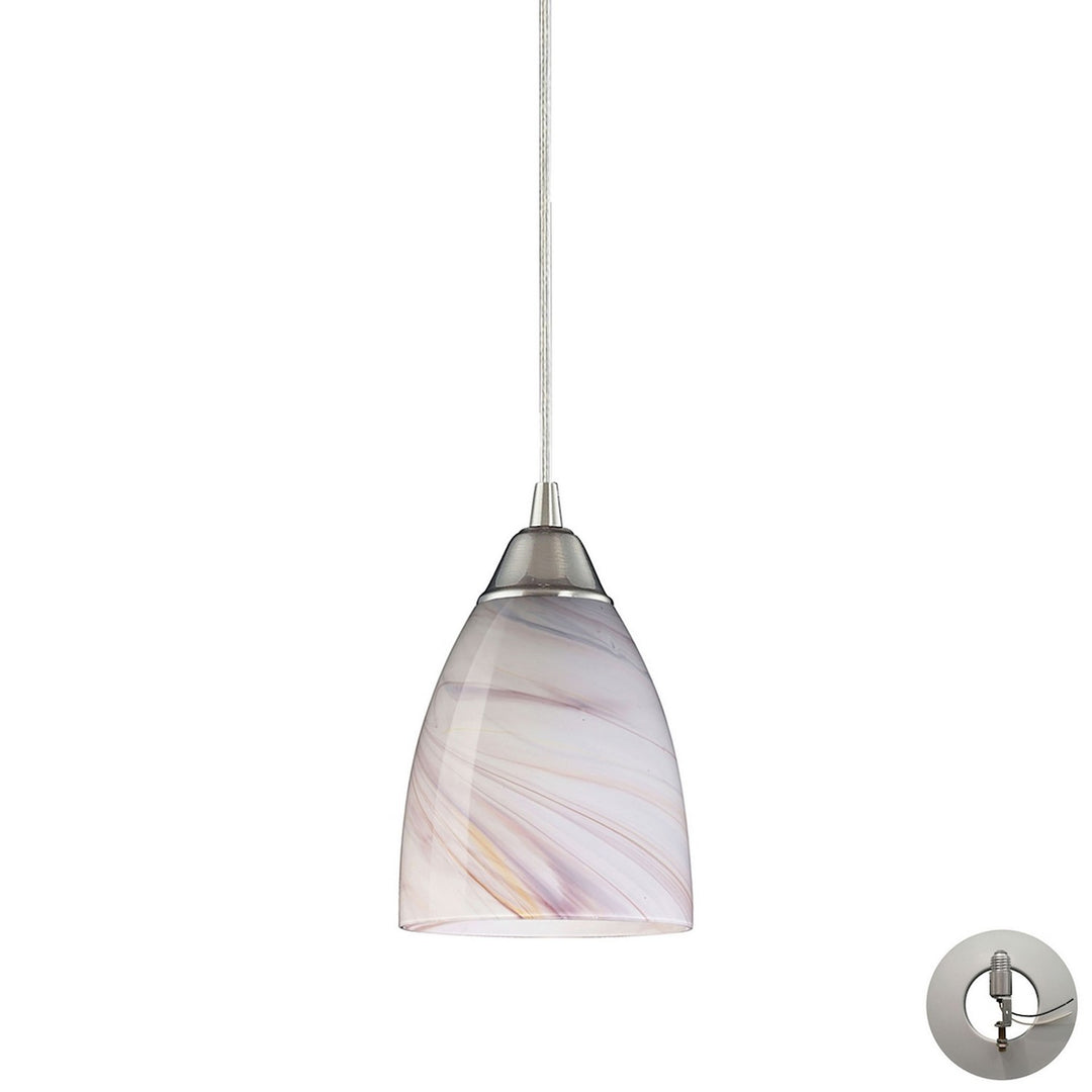 Elk Pierra 527-1CR-LA Pendant Light - Satin Nickel