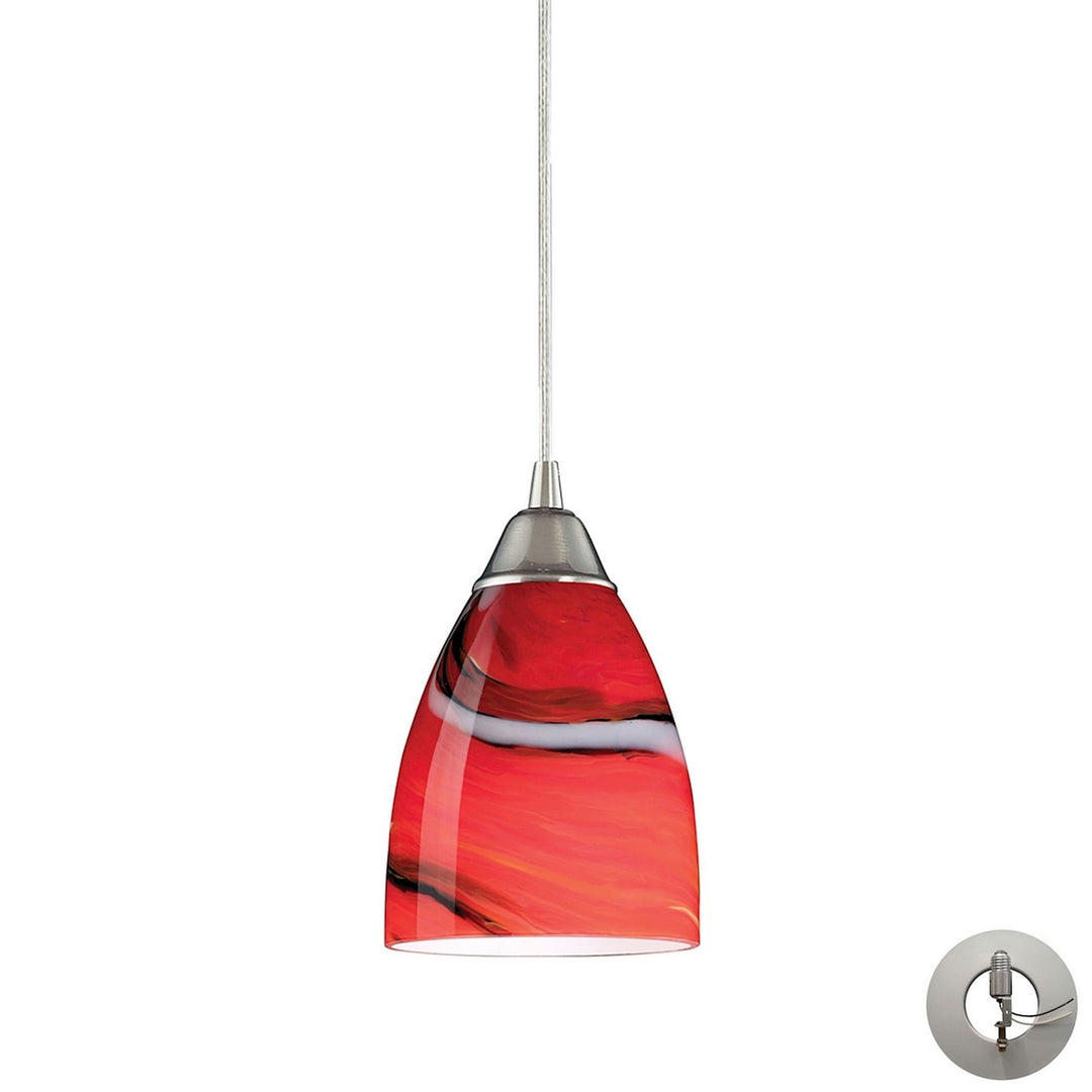 Elk Pierra 527-1CY-LA Pendant Light - Satin Nickel