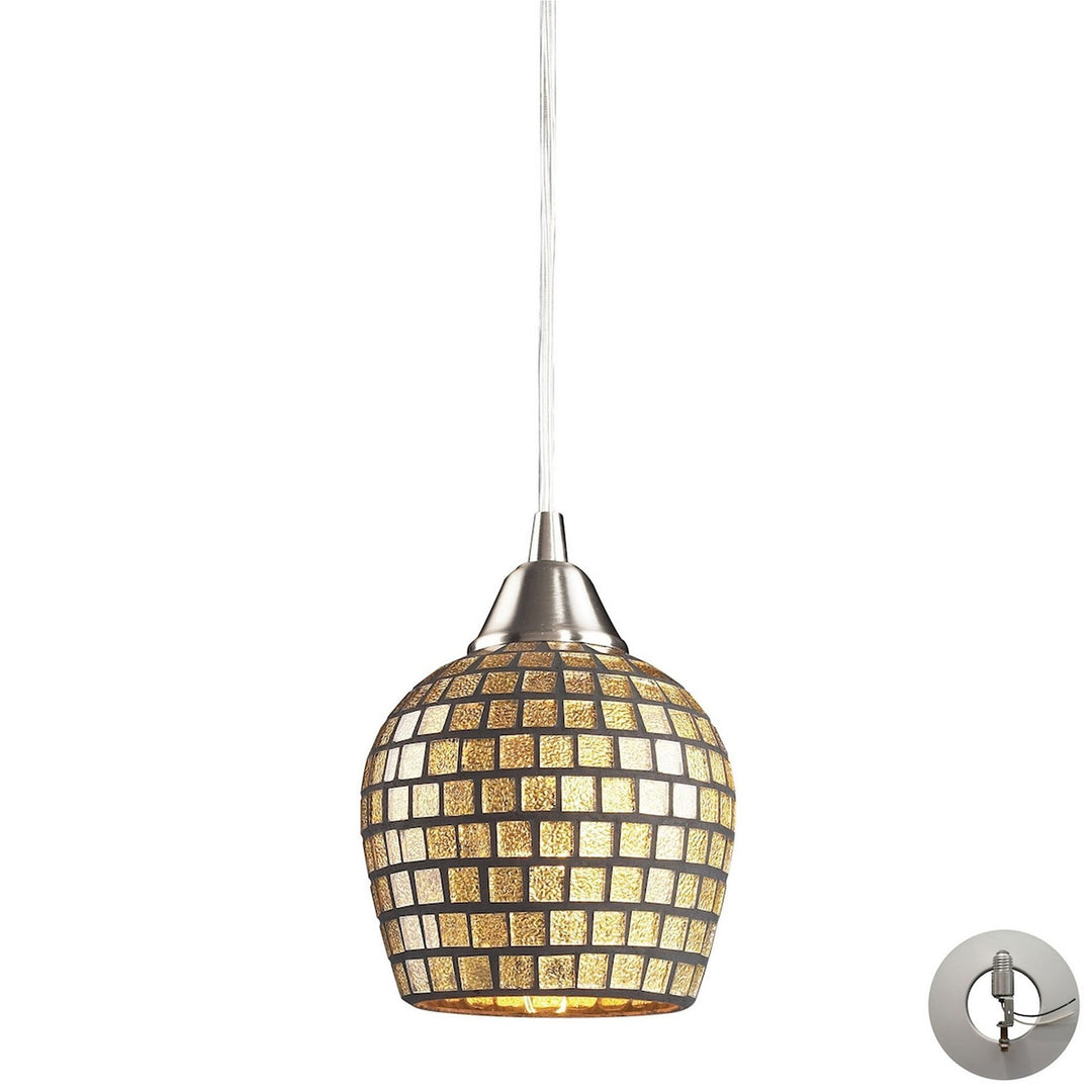 Elk Fusion 528-1GLD-LA Pendant Light - Satin Nickel