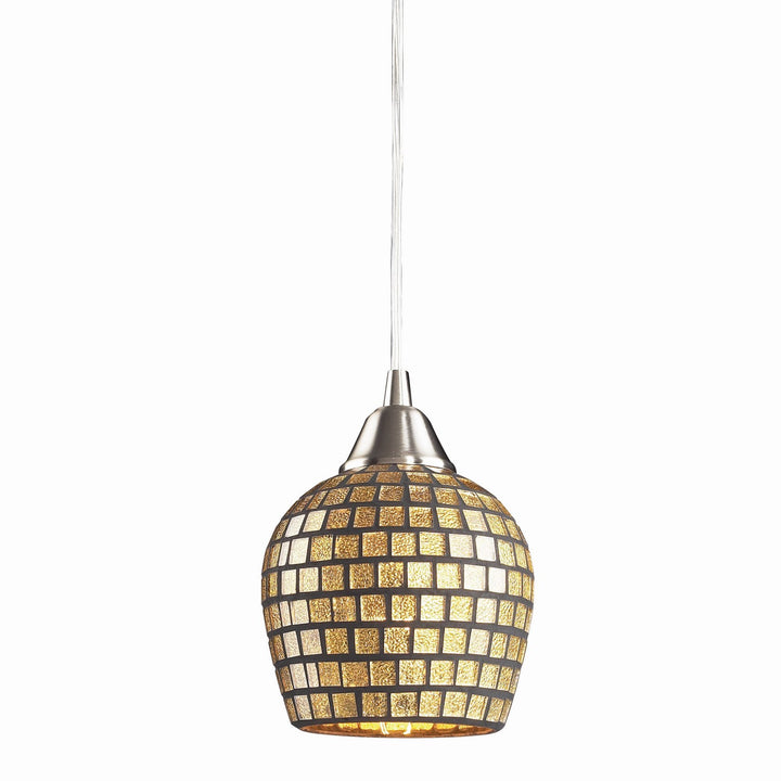 Elk Fusion 528-1GLD-LED Pendant Light - Satin Nickel