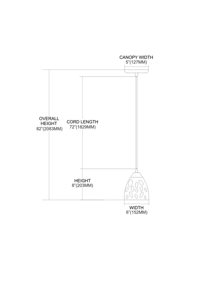 Elk Gemstone 542-1-LA Pendant Light - Satin Nickel
