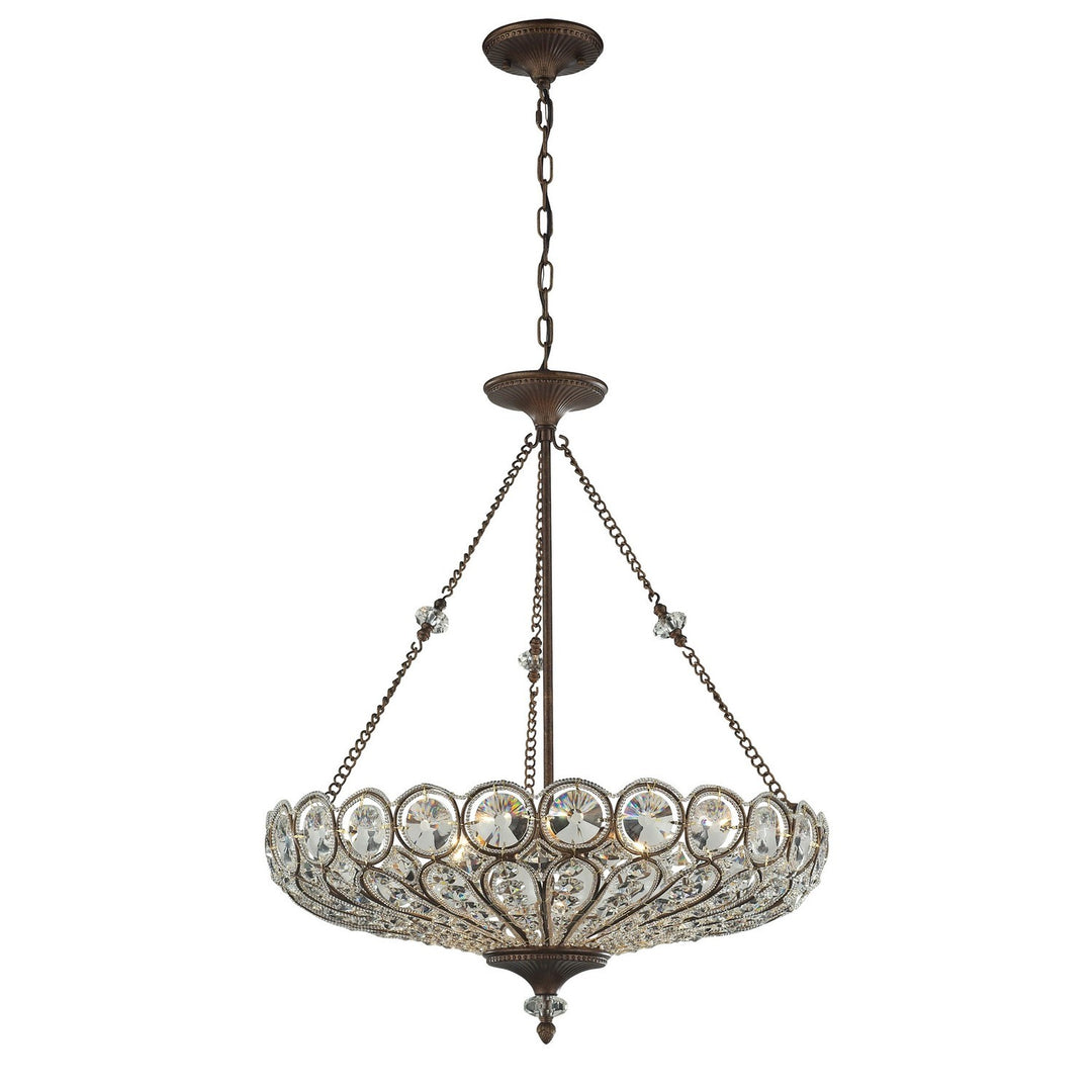 Elk Christina 12025/6 Pendant Light - Mocha