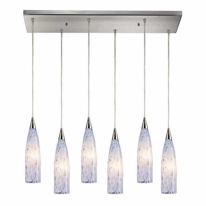 Elk Lungo 501-6RC-SW Pendant Light - Satin Nickel