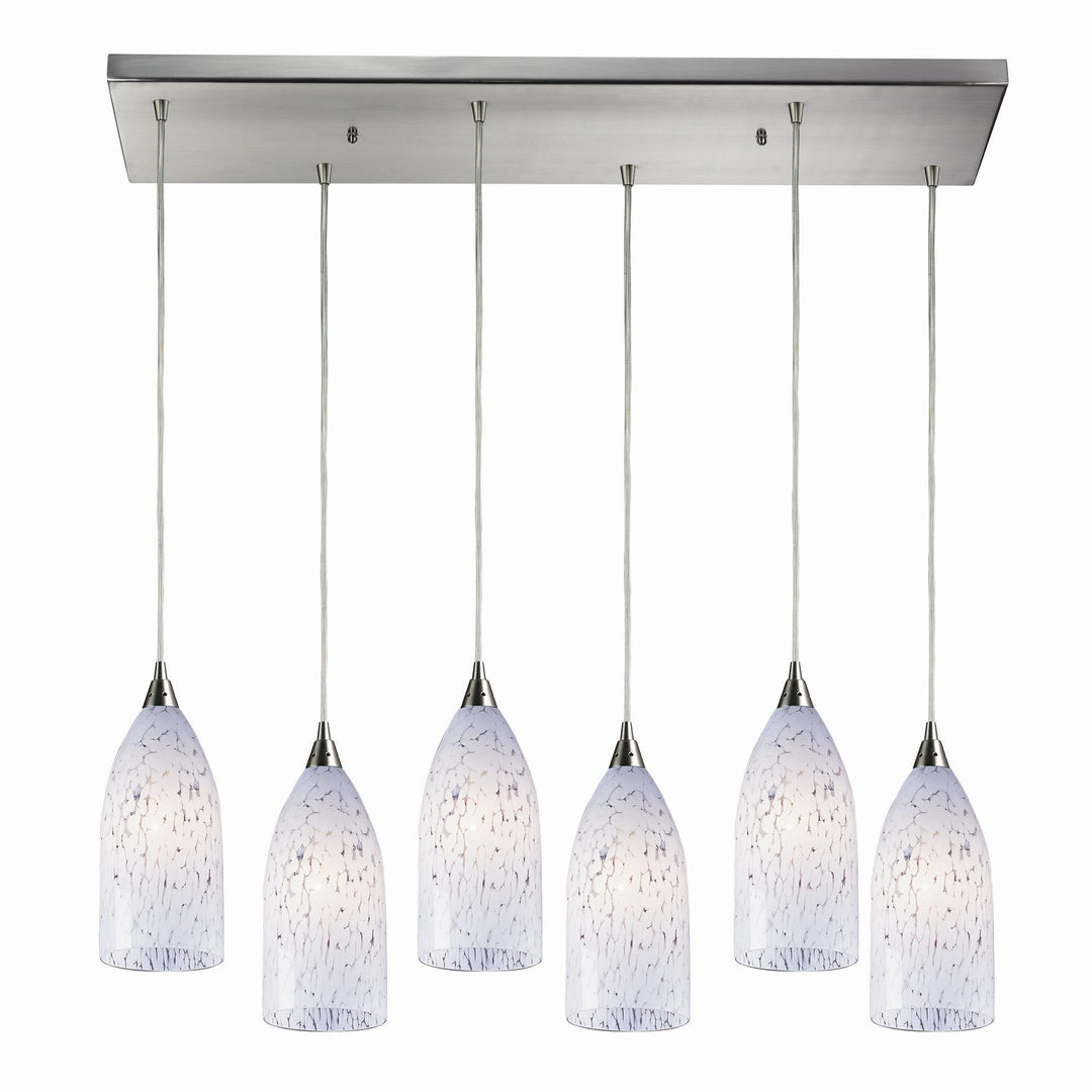 Elk Verona 502-6RC-SW Pendant Light - Satin Nickel
