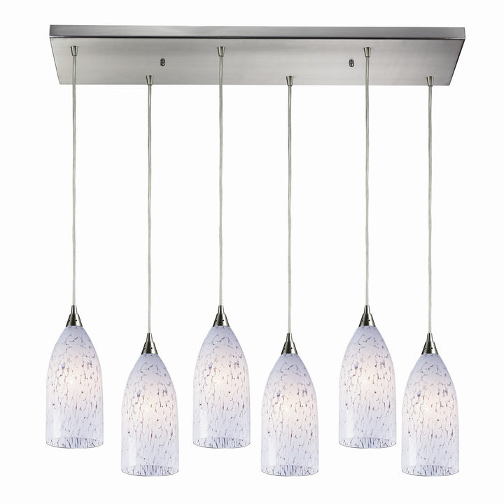 Elk Verona 502-6RC-SW Pendant Light - Satin Nickel
