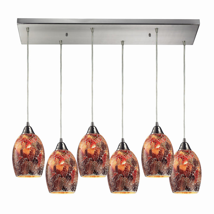 Elk Avalon 73031-6RC Pendant Light - Satin Nickel
