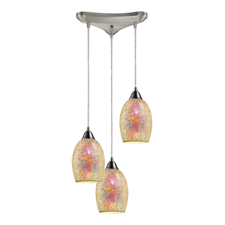 Elk Avalon 73041-3 Pendant Light - Satin Nickel