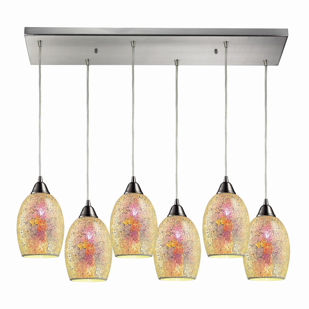 Elk Avalon 73041-6RC Pendant Light - Satin Nickel