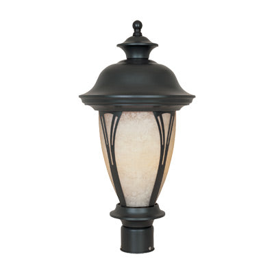 Designers Fountain FL30536-AM-BZ Westchester One Light Post Lantern Outdoor Bronze / Dark