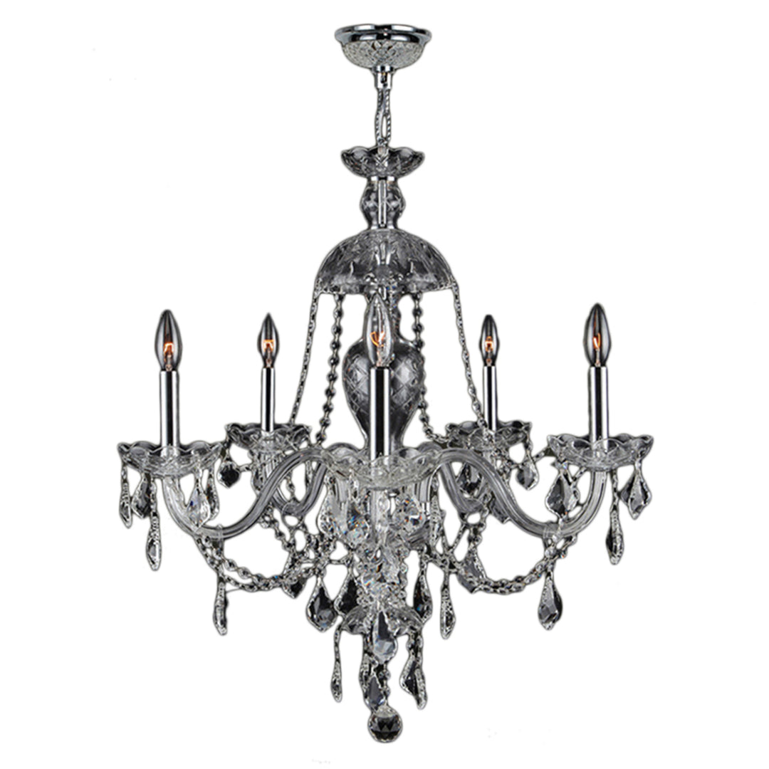 Worldwide Provence W83101C25-CL Chandelier Light - Polished Chrome