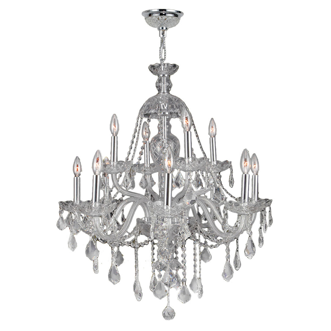 Worldwide Provence W83101C28-CL Chandelier Light - Polished Chrome