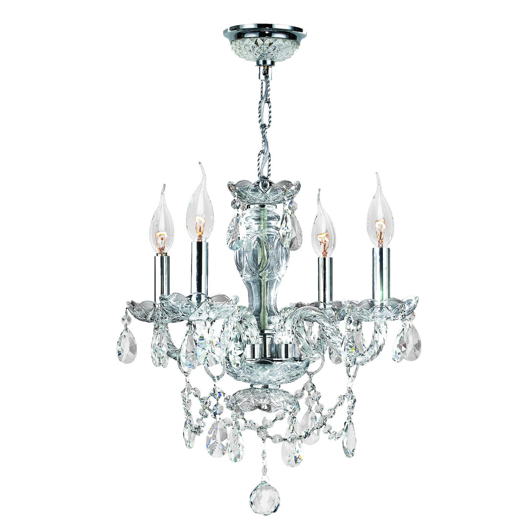 Worldwide Provence W83103C17-CL Chandelier Light - Polished Chrome