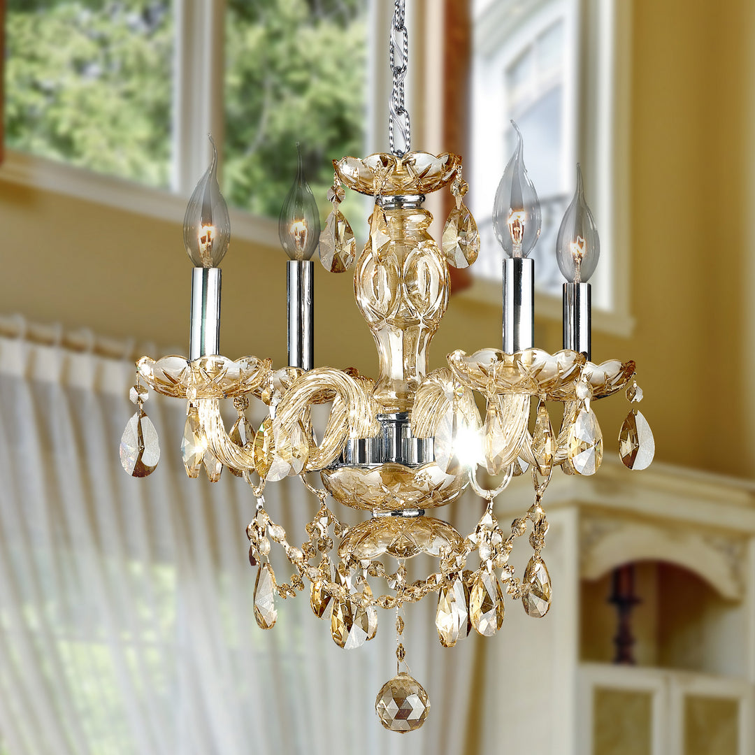 Worldwide Provence W83103C17-GT Chandelier Light - Polished Chrome