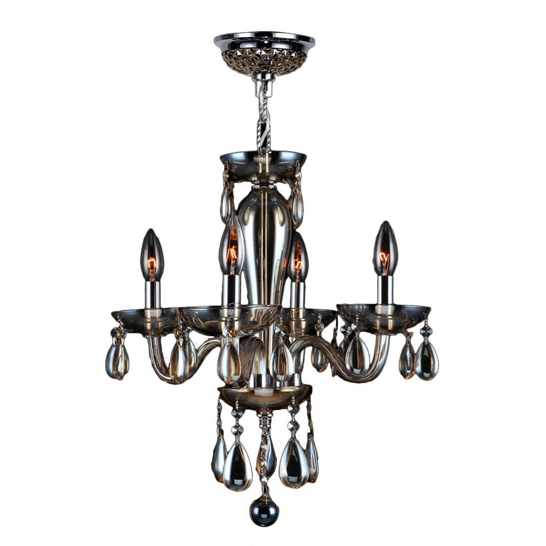 Worldwide Gatsby W83126C16-GT Chandelier Light - Polished Chrome