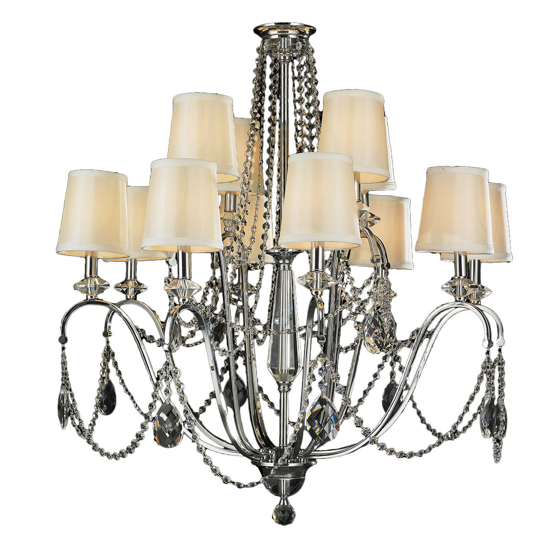 Worldwide Innsbruck W83156C35 Chandelier Light - Polished Chrome