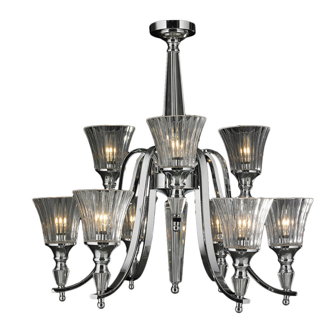 Worldwide Innsbruck W83159C29 Chandelier Light - Polished Chrome