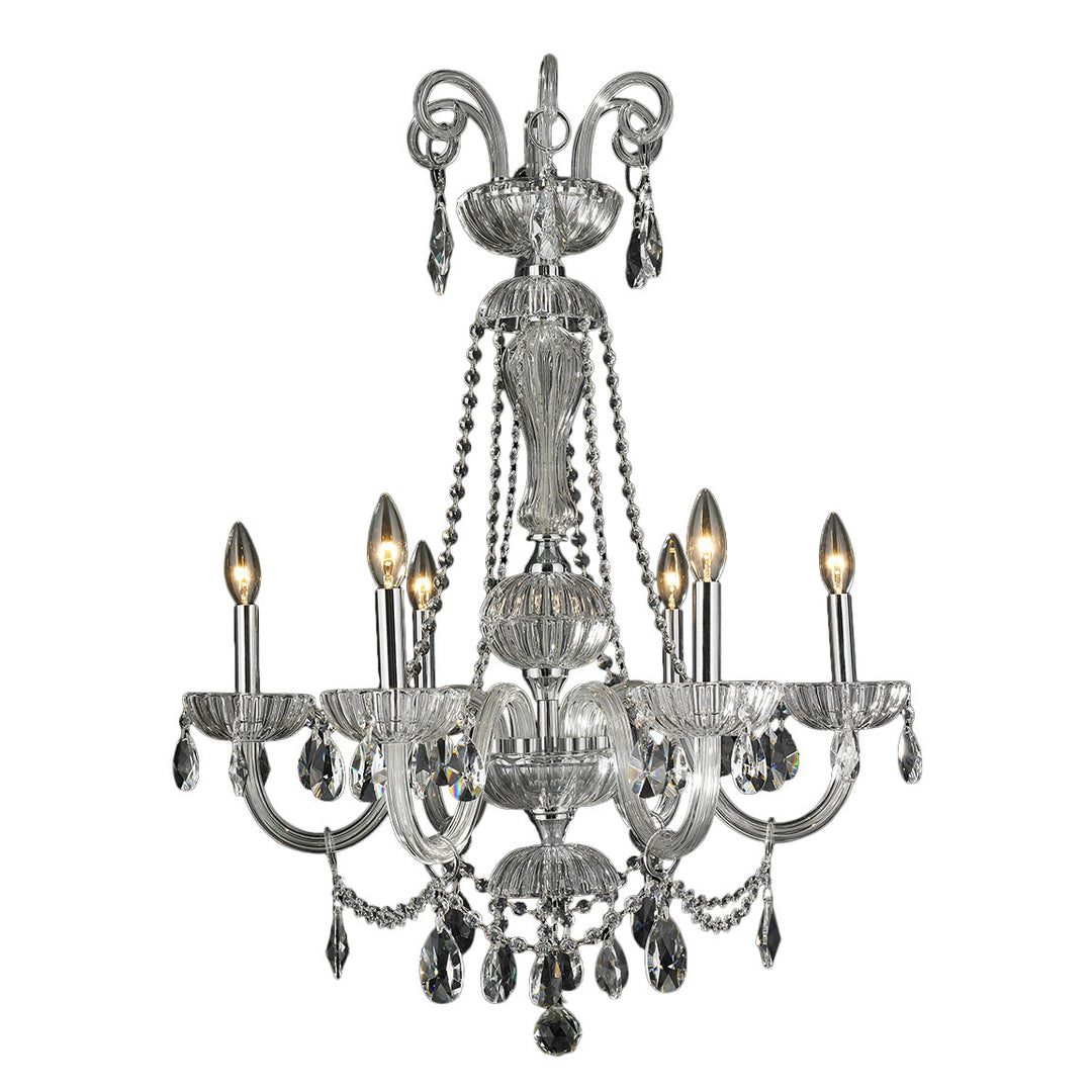 Worldwide Carnivale W83177C25-CL Chandelier Light - Polished Chrome