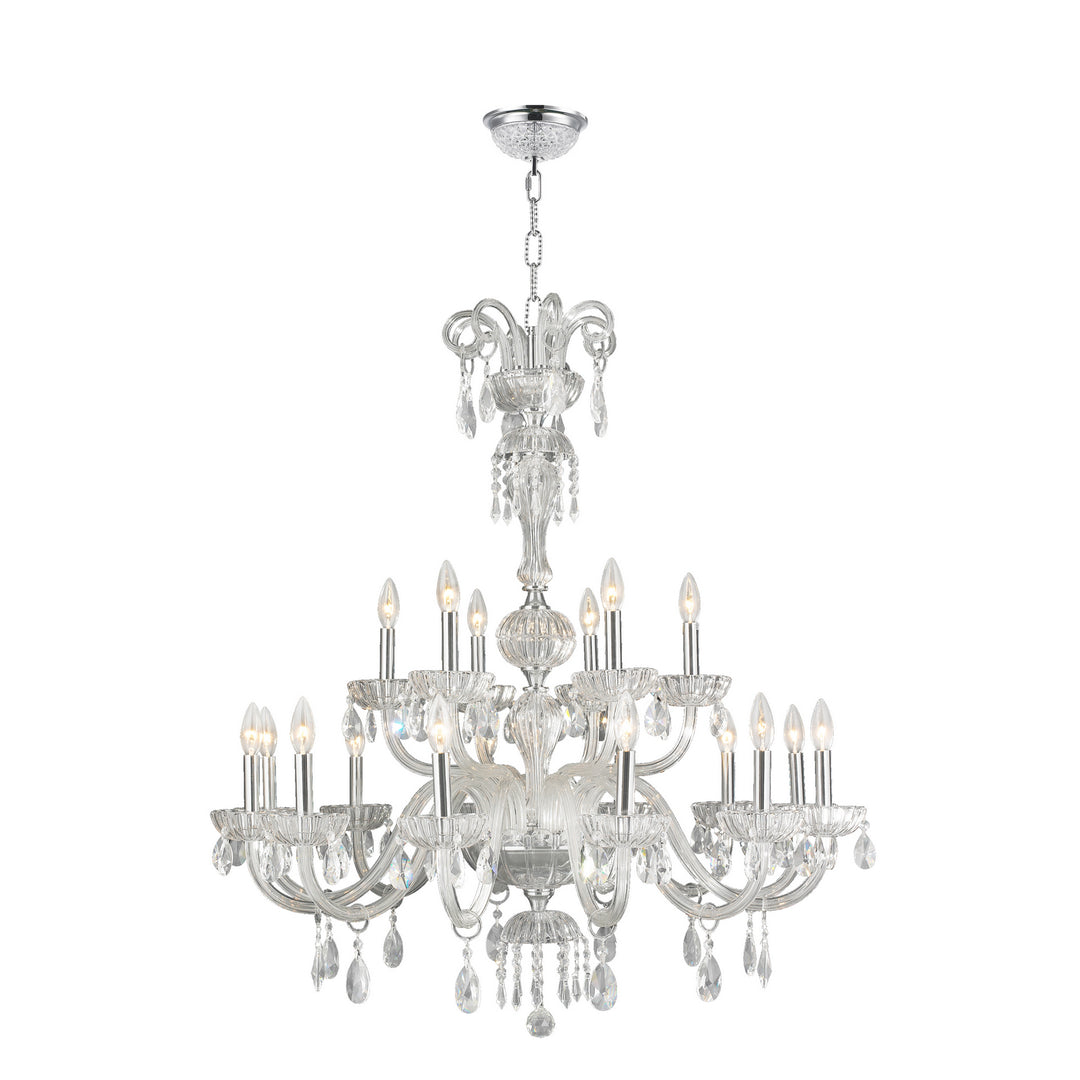 Worldwide Carnivale W83178C36-CL Chandelier Light - Polished Chrome